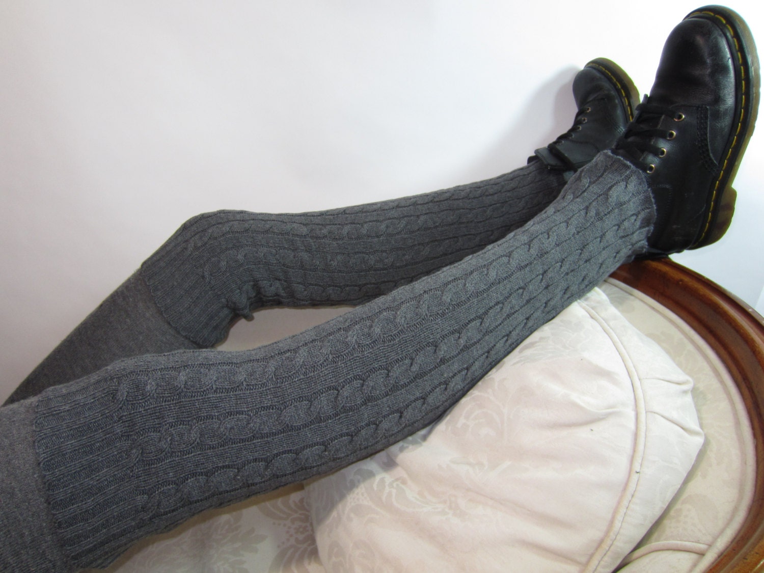 Plus size sweater knit tights discount
