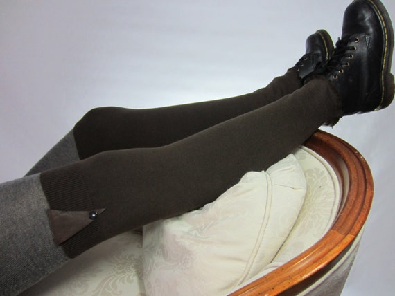 4 Paia Calzettoni Donna In Cotone Calze Gambaletto, Calzini