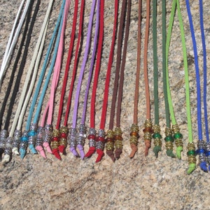 Bead Hair Tie Ponytail Holders Leather Hair Wraps Braid Hair Extensions Bohemian Hair Styles Braid in Z114
