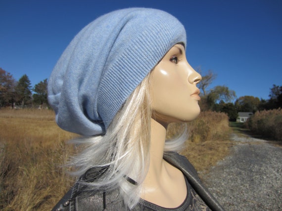 Cashmere Slouchy Beanie Hat Woman's 