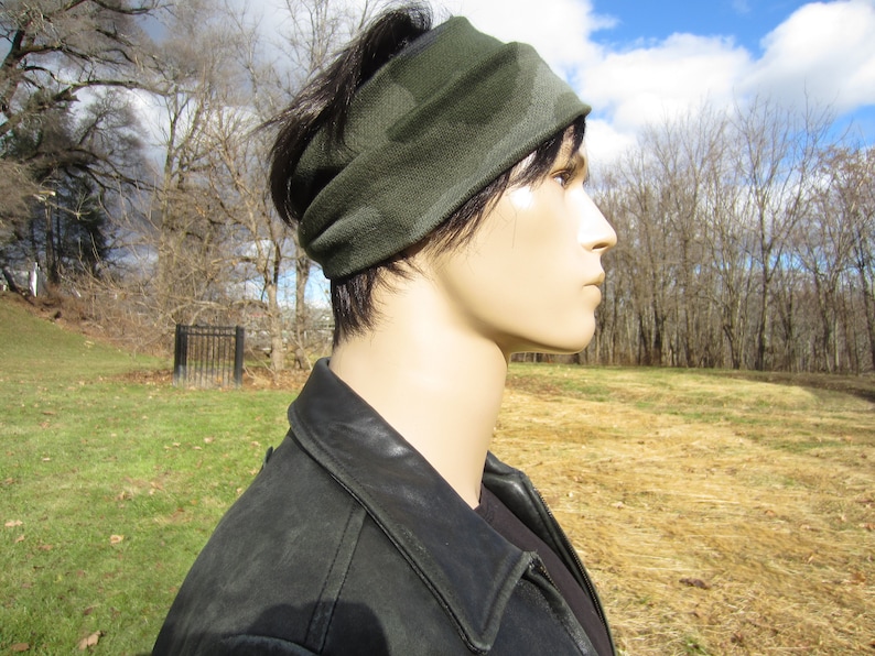 Men's Knit Headbands CAMO Hair Bands Camouflage Thick Warm Etsy