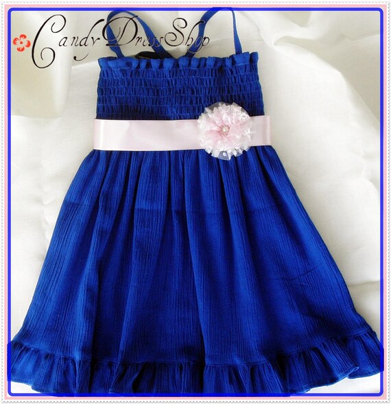 royal dark blue dress