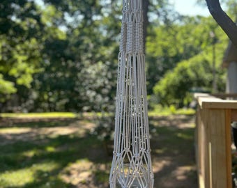 Macrame Plant Hanger: Boho Style Cotton Rope, 36-40" Long