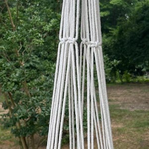 Large Macrame Plant Hanger: Boho Hanging Planter, Fits 6-8&quot; Pots