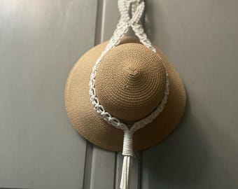 Macrame Hat Hanger