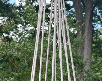 Handmade Macrame Plant Hanger: Boho Home Decor, 30-34" Long