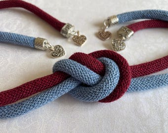 Individual hand tying cords made from recycled cotton.  Choose your own colours.  Perfect for your wedding ceremony.
