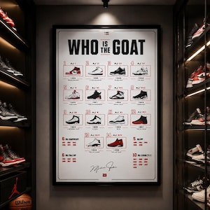 poster air jordan different models