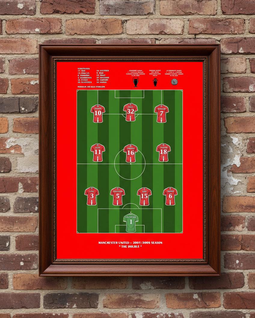 Man United 2008 Champions League - Etsy