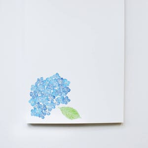 Hydrangea Notepad image 1