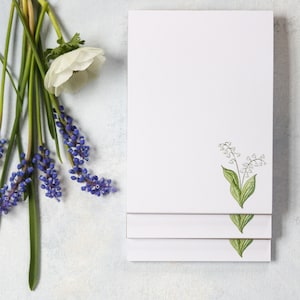 Bloc-notes de papeterie Muguet
