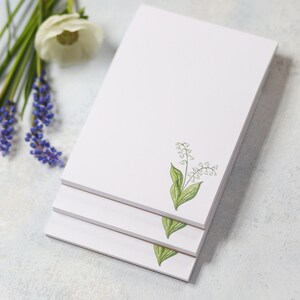 Lily of the Valley Stationery Notepad image 3