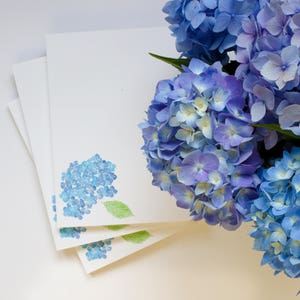 Hydrangea Notepad image 4