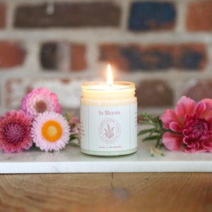 Soy Candle 'In Bloom' Spring Scent image 1