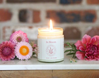 Soy Candle- 'In Bloom' Spring Scent