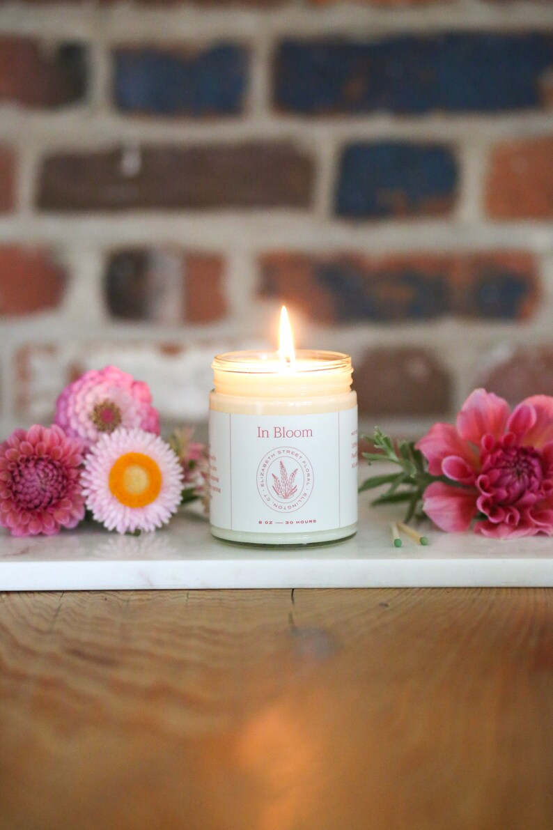 Soy Candle 'In Bloom' Spring Scent image 1