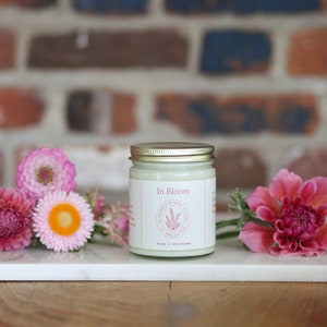 Soy Candle 'In Bloom' Spring Scent image 2