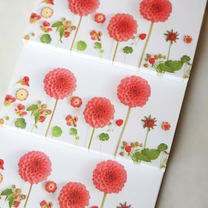 Stationery Notepad | Large Illustrated Notepad | Summer Blooms |
