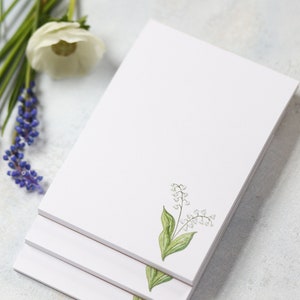 Lily of the Valley Stationery Notepad image 2