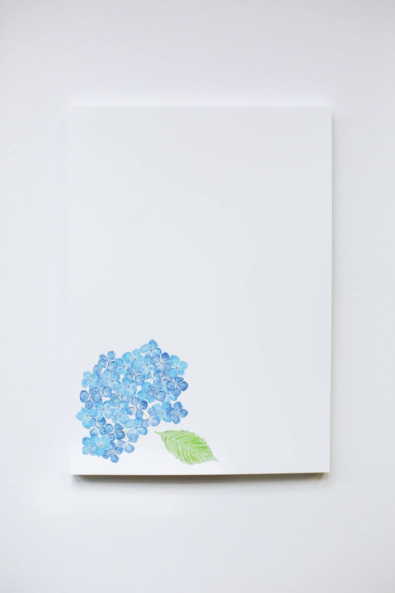 Hydrangea Notepad image 1