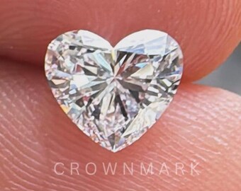 IGI Certified Heart Brilliant Lab Grown Diamond, Loose CVD Diamond