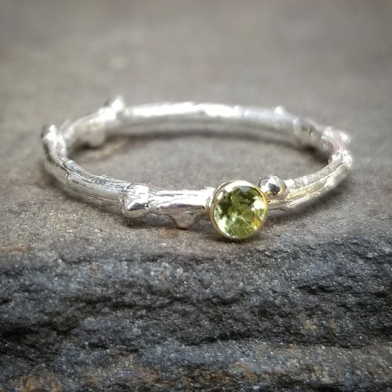 Colife Jewelry 100% Real Peridot Silver Ring For Party 6mm Natural Peridot  Ring Solid 925 Silver Peridot Jewelry Gift For Woman - Rings - AliExpress