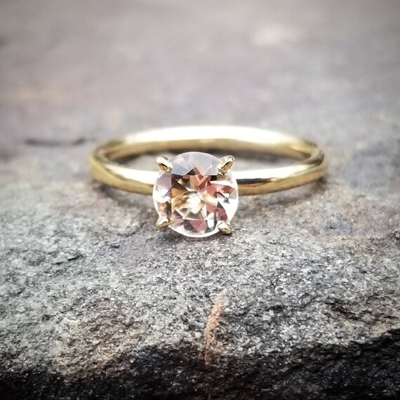 bague solitaire morganite bague solitaire morganite