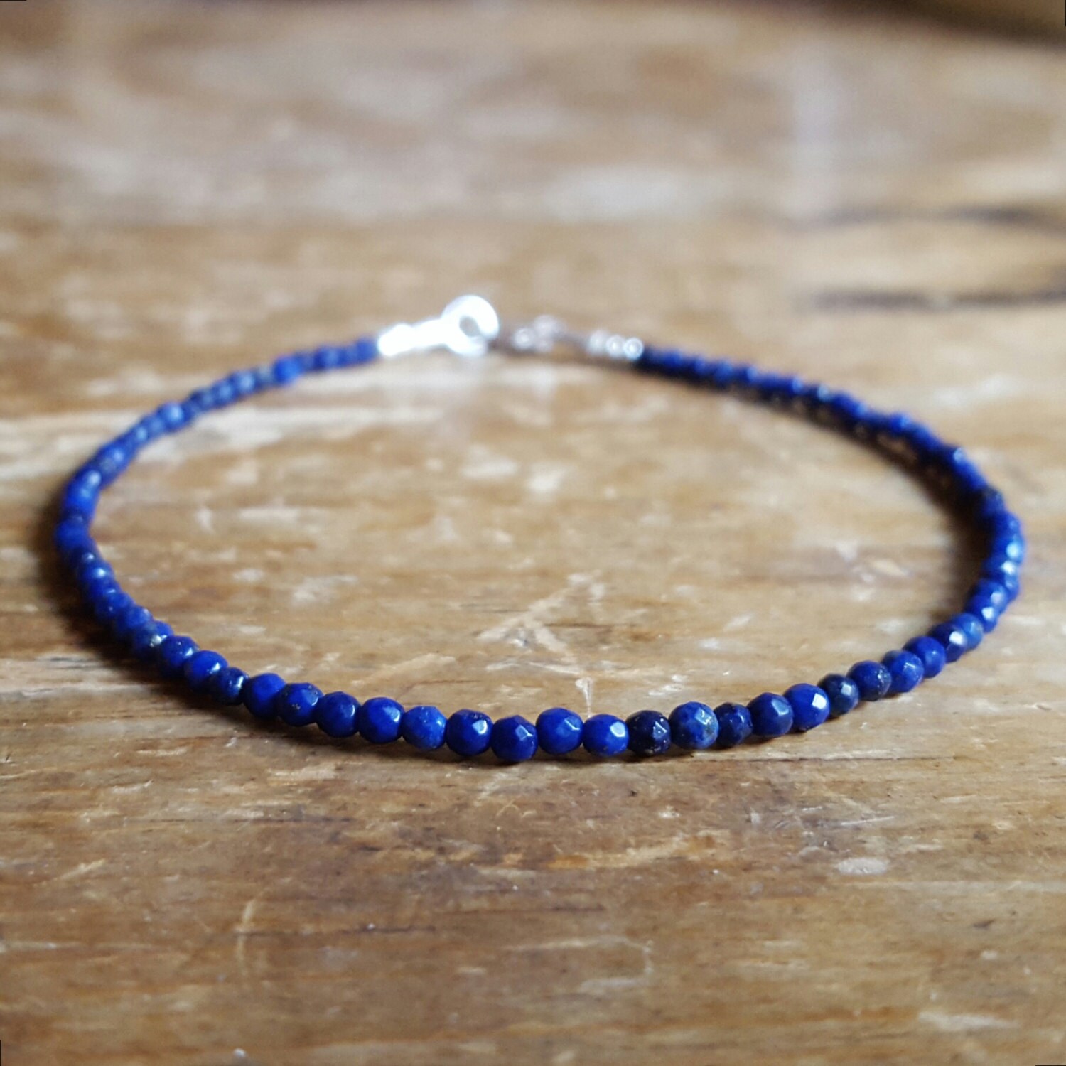 Lapis Bracelet Lapis Lazuli Bracelet Beaded Bracelets Etsy