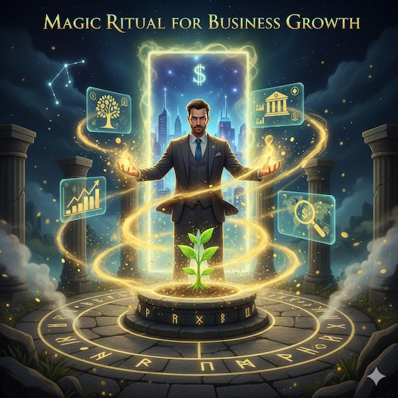 Business Growth Ritual | Attract Clients, Increase Sales, Money Flow, Etsy Success, Small Business Boost