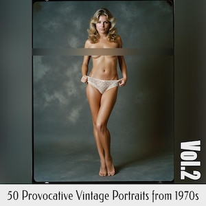 Digitales Foto-Set: 50 provokante Vintage Portraits aus den 1970er Jahren