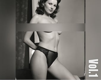 Digital Photo Set: 50 Provocative Vintage Portraits from 1950s