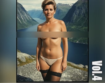 Conjunto de fotografías digitales: 50 retratos vintage provocativos de la década de 1960, vol. 4