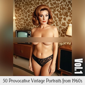 Digitales Foto-Set: 50 provokante Vintage Portraits aus den 1960er Jahren