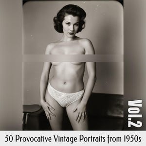 Digitales Foto-Set: 50 provokante Vintage Porträts aus den 1950er Jahren Vol.2