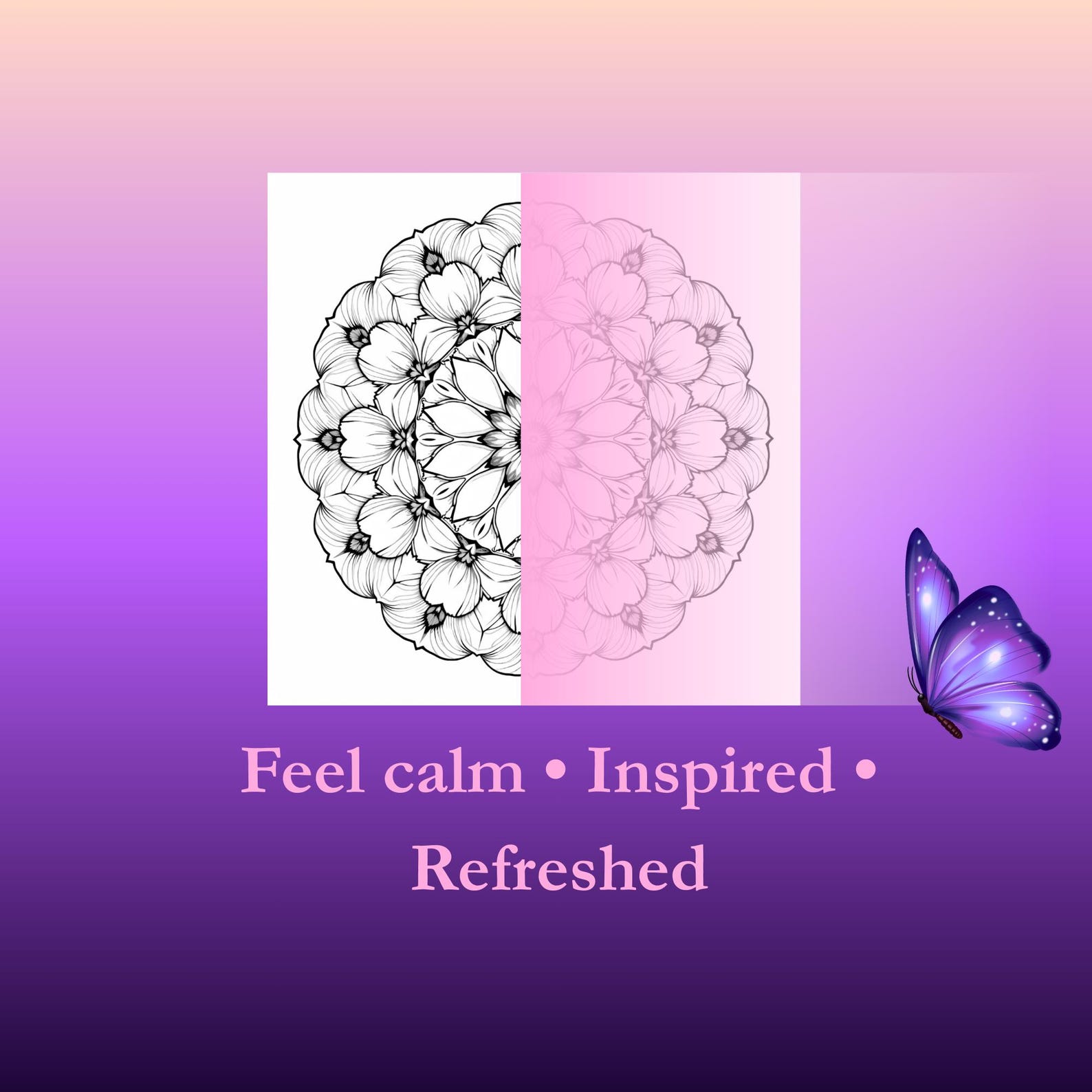 Mandala Coloring Pages PDF – 25 Printable Stress Relief Pages for ...