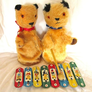 Chad Valley Sooty Hand Puppets 1950's to 1960's