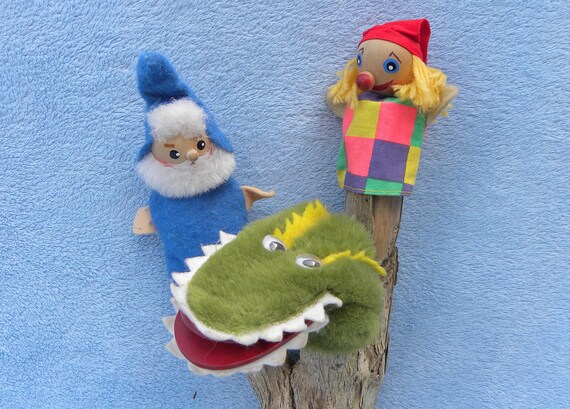 vintage finger puppets