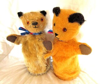 Chad Valley Sooty Hand Puppets 1950's 