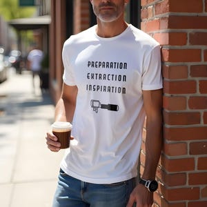 Coffee Lovers Unisex Tee | Espresso Ritual Shirt, Barista Tee, Gift for Coffee Lovers, Funny Coffee Tshirt