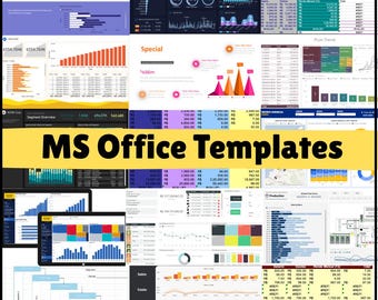 All-in-One MS OFFICE Templates Bundle – Editable Budget, Excel, Word, PowerPoint & Power BI Templates