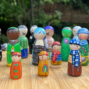 Personalized Therapist Figurine Set - Family Constellations, Rituals