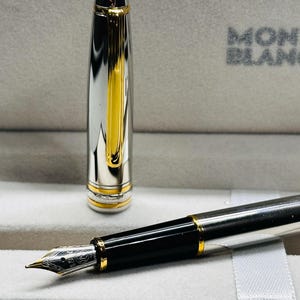 Pre-Owned Montblanc Meisterstück Fountain Pen – Genuine Swiss Luxury Pen image 2