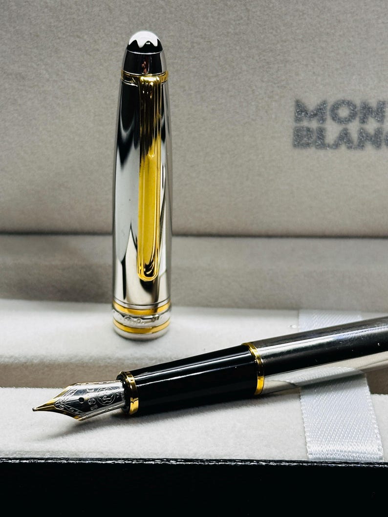 Pre-Owned Montblanc Meisterstück Fountain Pen – Genuine Swiss Luxury Pen image 2
