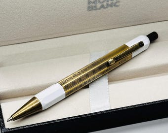 Stylo à bille roulante Montblanc Starwalker d'occasion - Stylo exécutif allemand authentique | Blanc