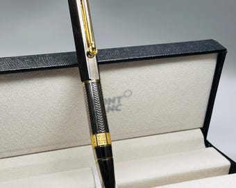 Stylo à bille roulante Montblanc Starwalker d'occasion - Stylo exécutif allemand authentique | Or
