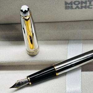Pre-Owned Montblanc Meisterstück Fountain Pen – Genuine Swiss Luxury Pen image 4