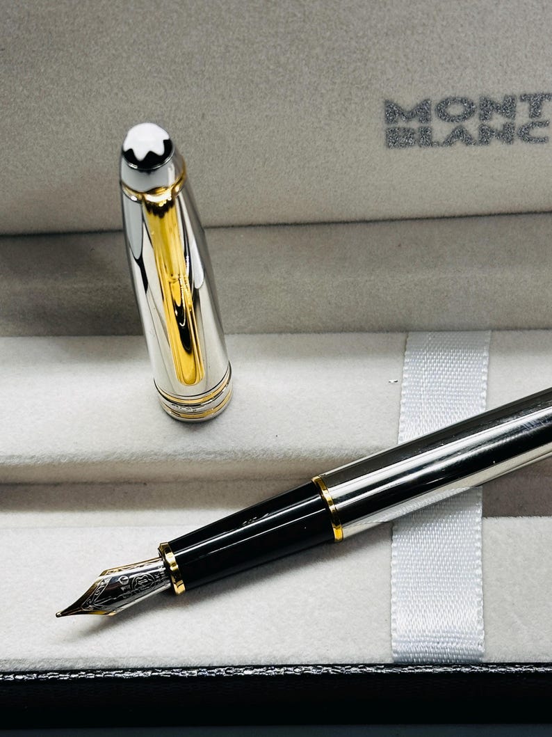 Pre-Owned Montblanc Meisterstück Fountain Pen – Genuine Swiss Luxury Pen image 4
