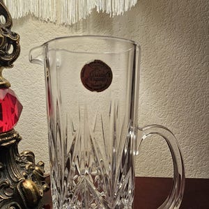 Cristal D&#39;Arques CHANTILLY Pattern 24% Lead Crystal Pitcher