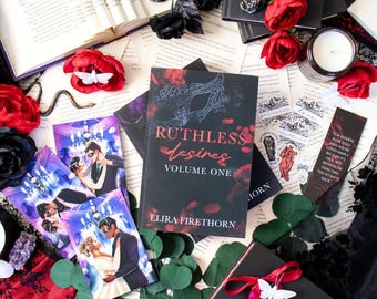Ruthless Desires by Elira Firethorn Signed 2-Volume Paperback Set | A Spicy Why Choose Dark Romance Series | Signed Romance Book Omnibus Set