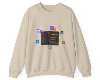Coder Humor Sweatshirt, IT Geek Apparel, Tech Lover Gift